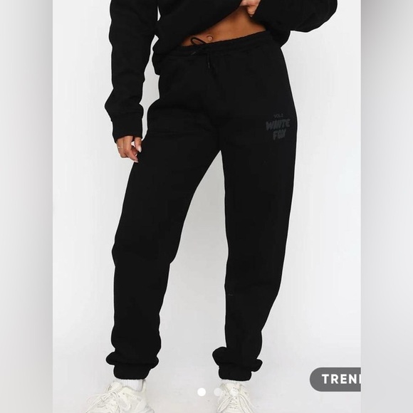 WhiteFox Pants Black | Size Small | Gummy Logo - Picture 2 of 4